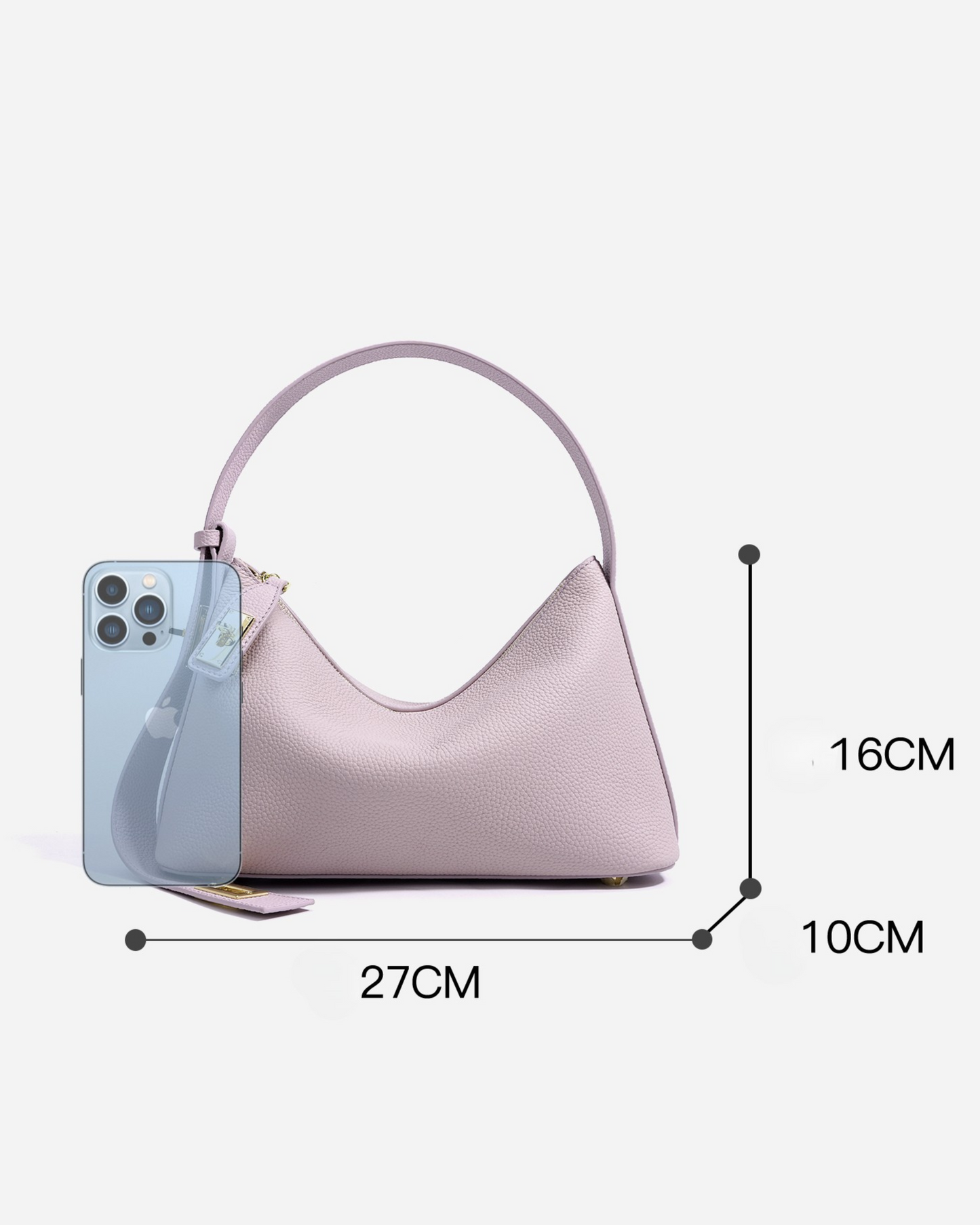 Novelty Muse Curved Shoulder Bag